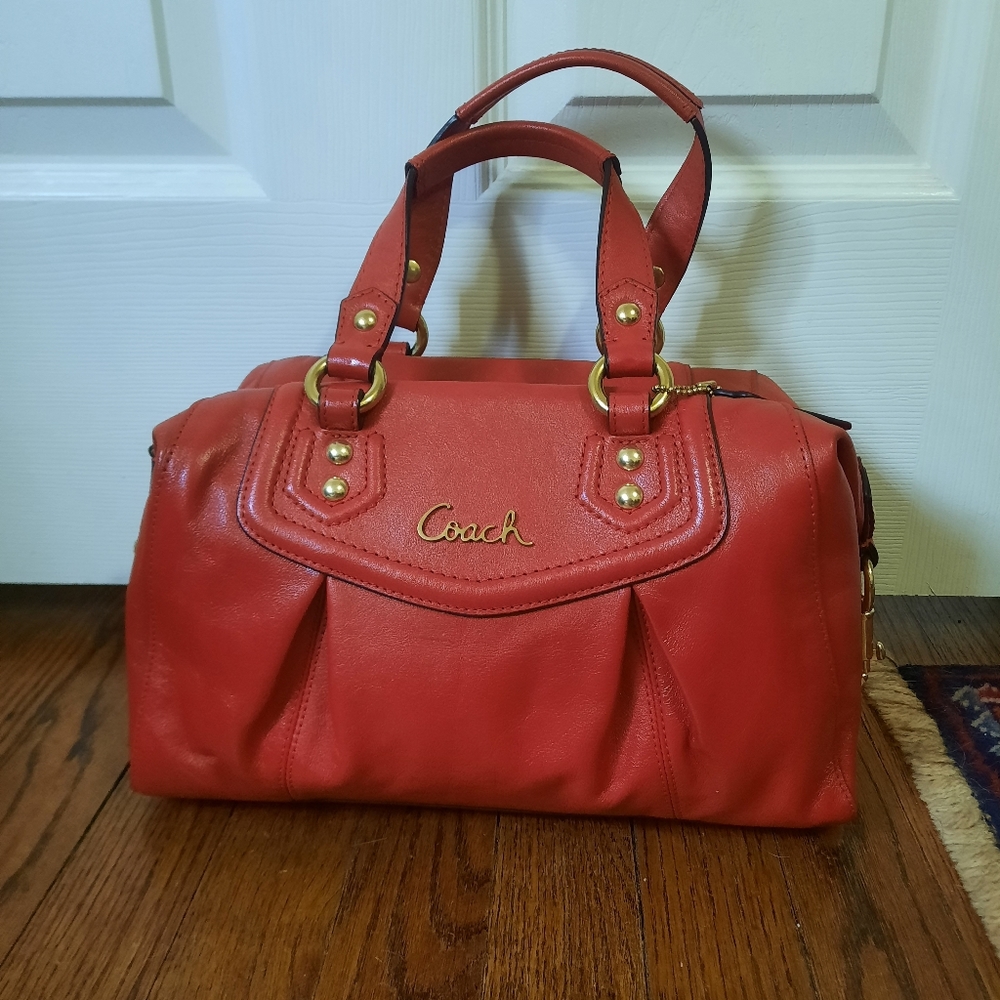 Red Coach Handbags
